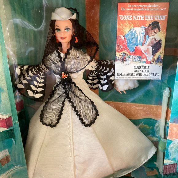 Vintage 1994 Hollywood Collection Gone with the Wind 4 Barbies New in Box $176 - Picture 5 of 6